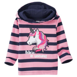 Mädchen Hoodie mit Einhorn-Applikation (Nur online)