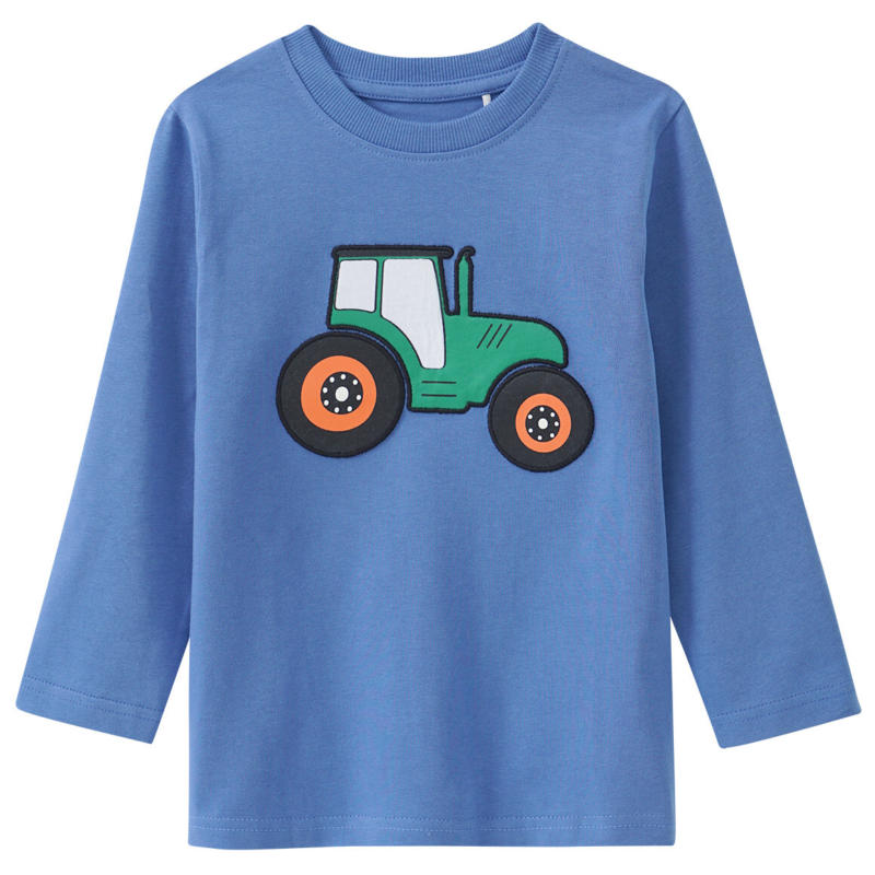 Kinder Langarmshirt mit Trecker-Applikation (Nur online)