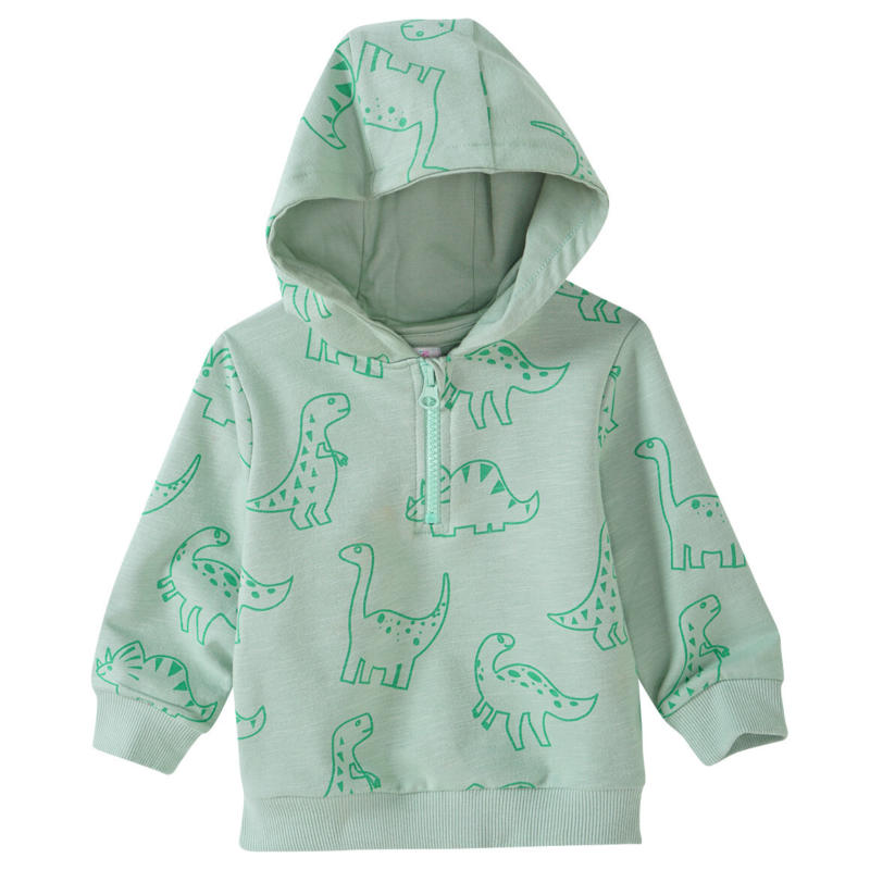 Baby Hoodie mit Dino-Prints