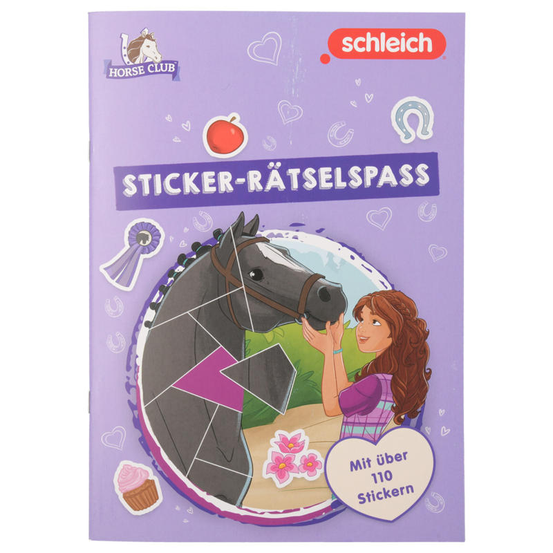 Schleich Sticker- und Rätselbuch Horse Club