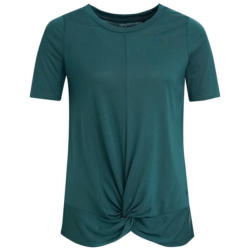 Damen Yoga-T-Shirt mit Knotendetail (Nur online)