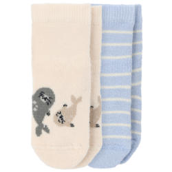 2 Paar Newborn-Frotteesocken im Set