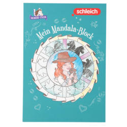 Schleich Mandala Malblock mit 40 Seiten