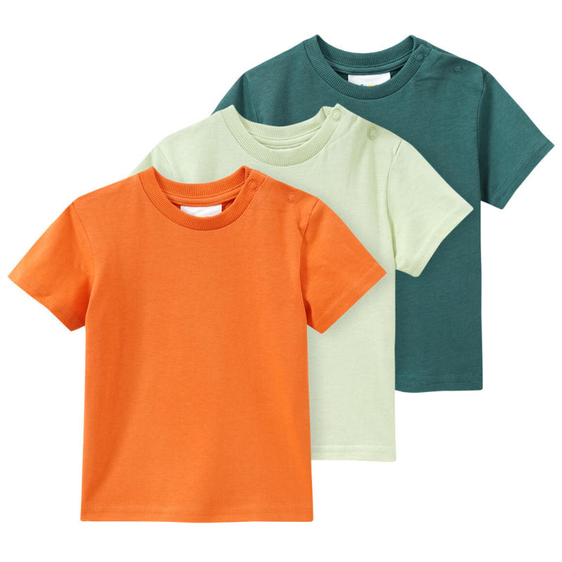 3 Baby T-Shirts unifarben (Nur online)