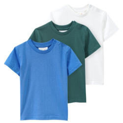 3 Baby T-Shirts unifarben (Nur online)