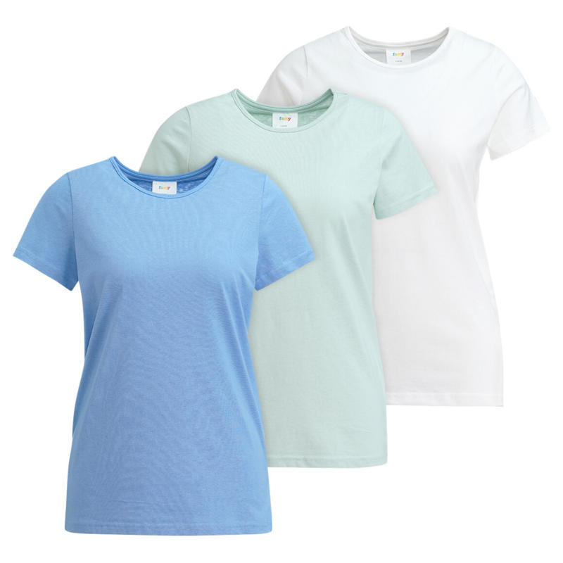 3 Damen T-Shirts im Set (Nur online)