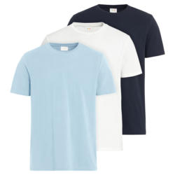 3 Herren T-Shirts unifarben (Nur online)