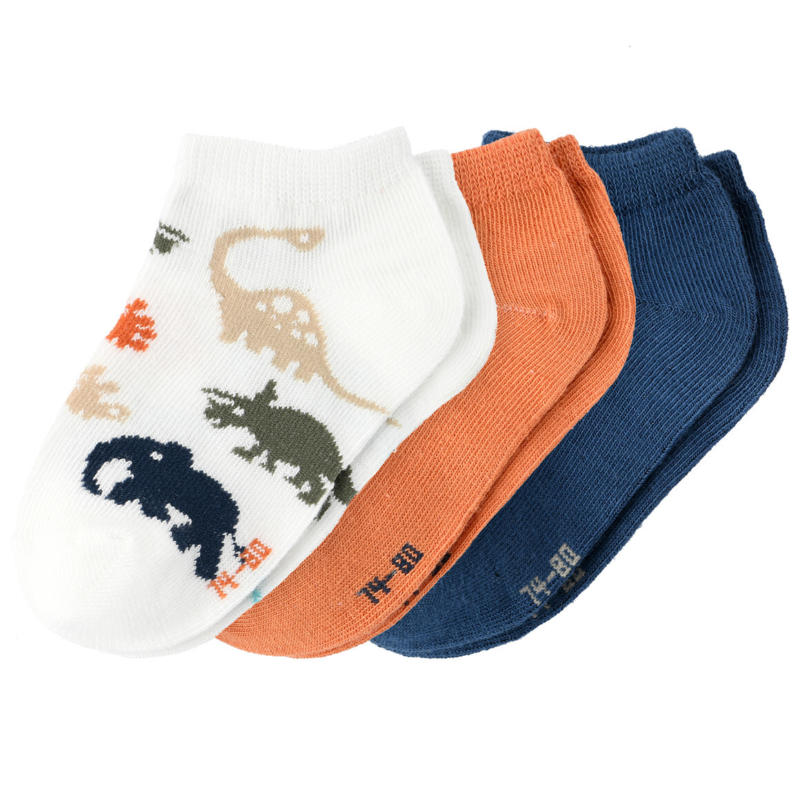 3 Paar Baby Sneaker-Socken im Set