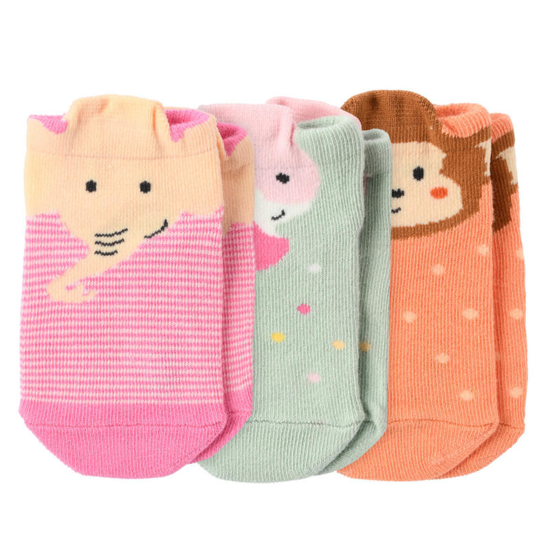 3 Paar Baby Sneaker-Socken