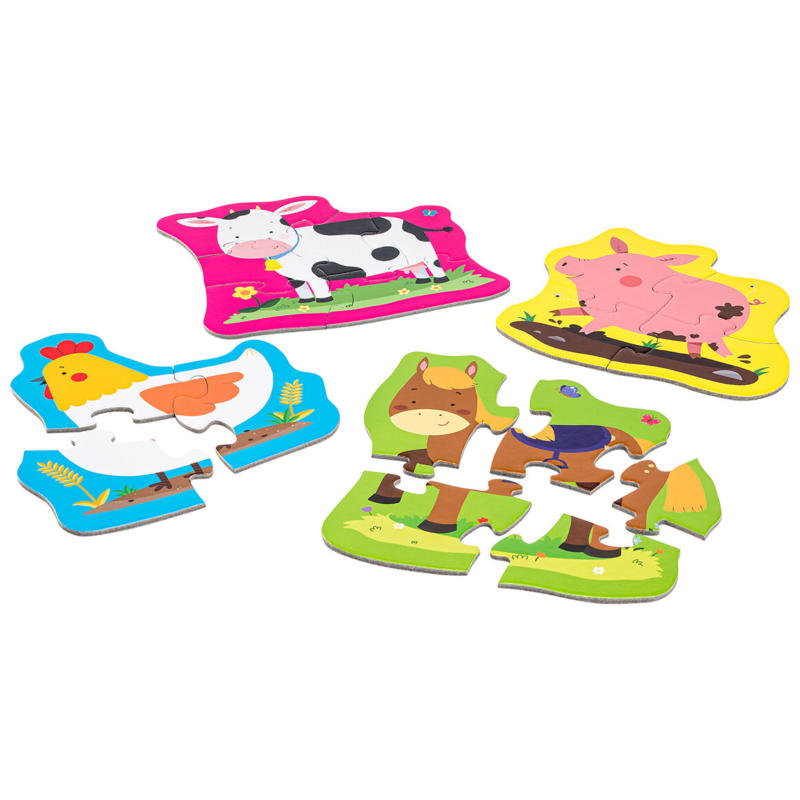 Baby Puzzle mit Farm-Motiven