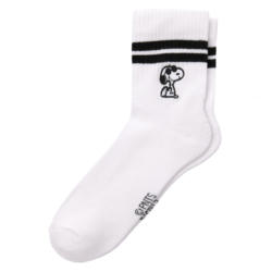 1 Paar Peanuts Socken mit Stickerei