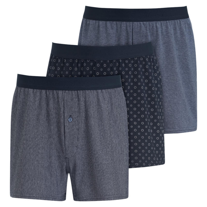 3 Herren Boxershorts aus Jersey (Nur online)