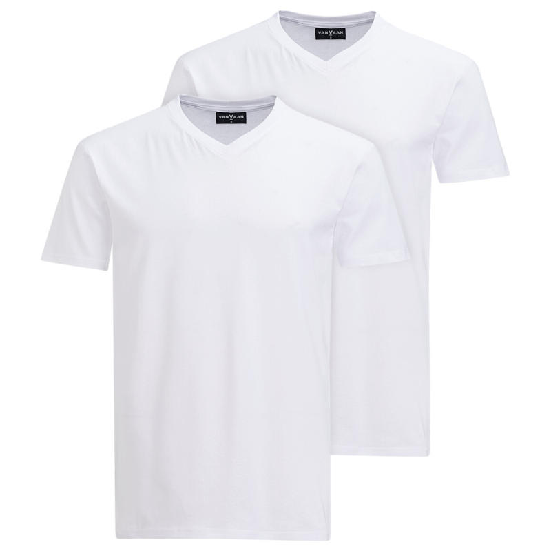 2 Herren T-Shirts mit V-Ausschnitt (Nur online)