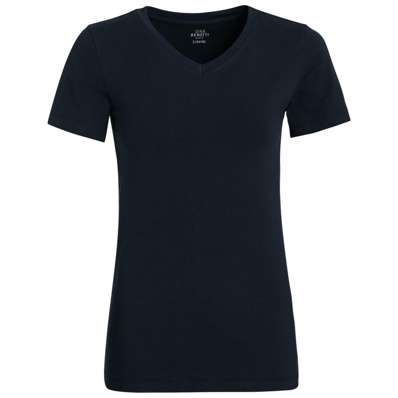 Damen T-Shirt mit V-Ausschnitt (Nur online)