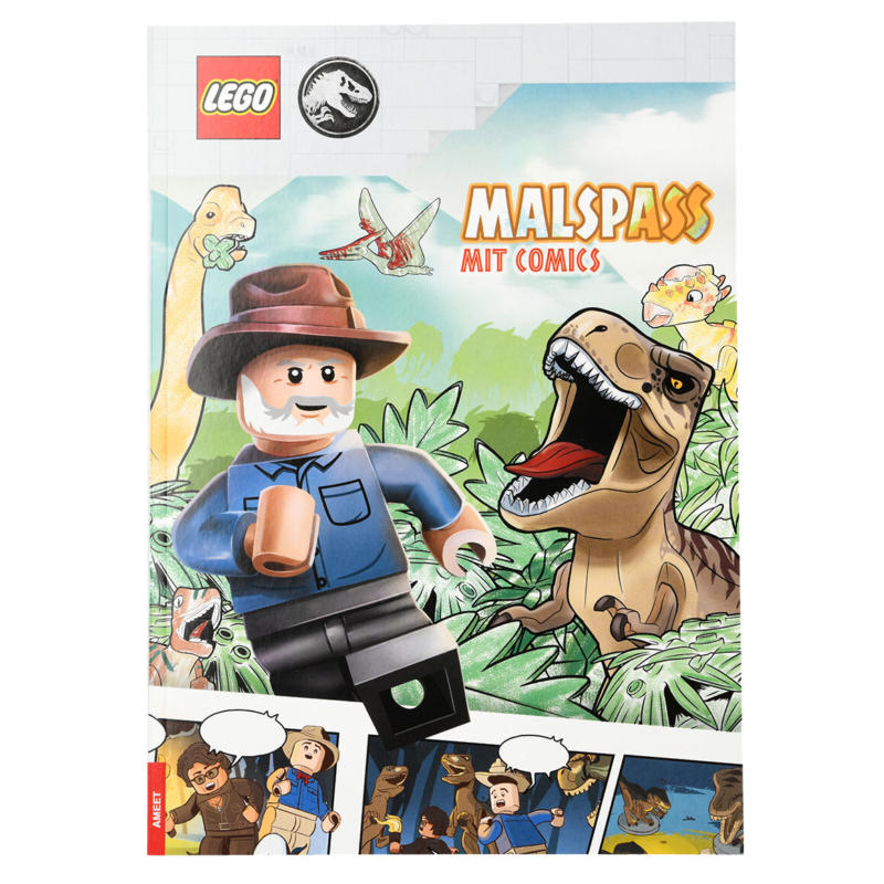 LEGO Jurassic World Rätsel-Malspaß mit Comics