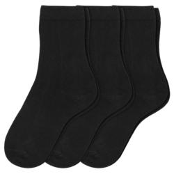 3 Paar Damen Socken mit Komfortbund