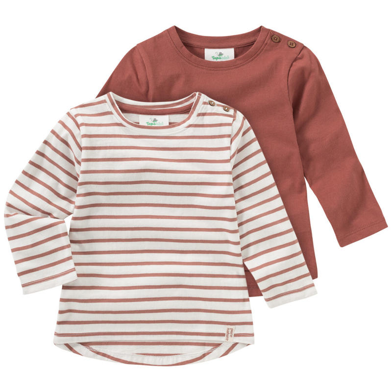 2 Baby Langarmshirts im Set (Nur online)