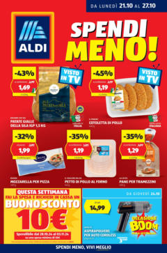 Anteprima del volantino Volantino Aldi	 valido a partire dal 21.10.2024