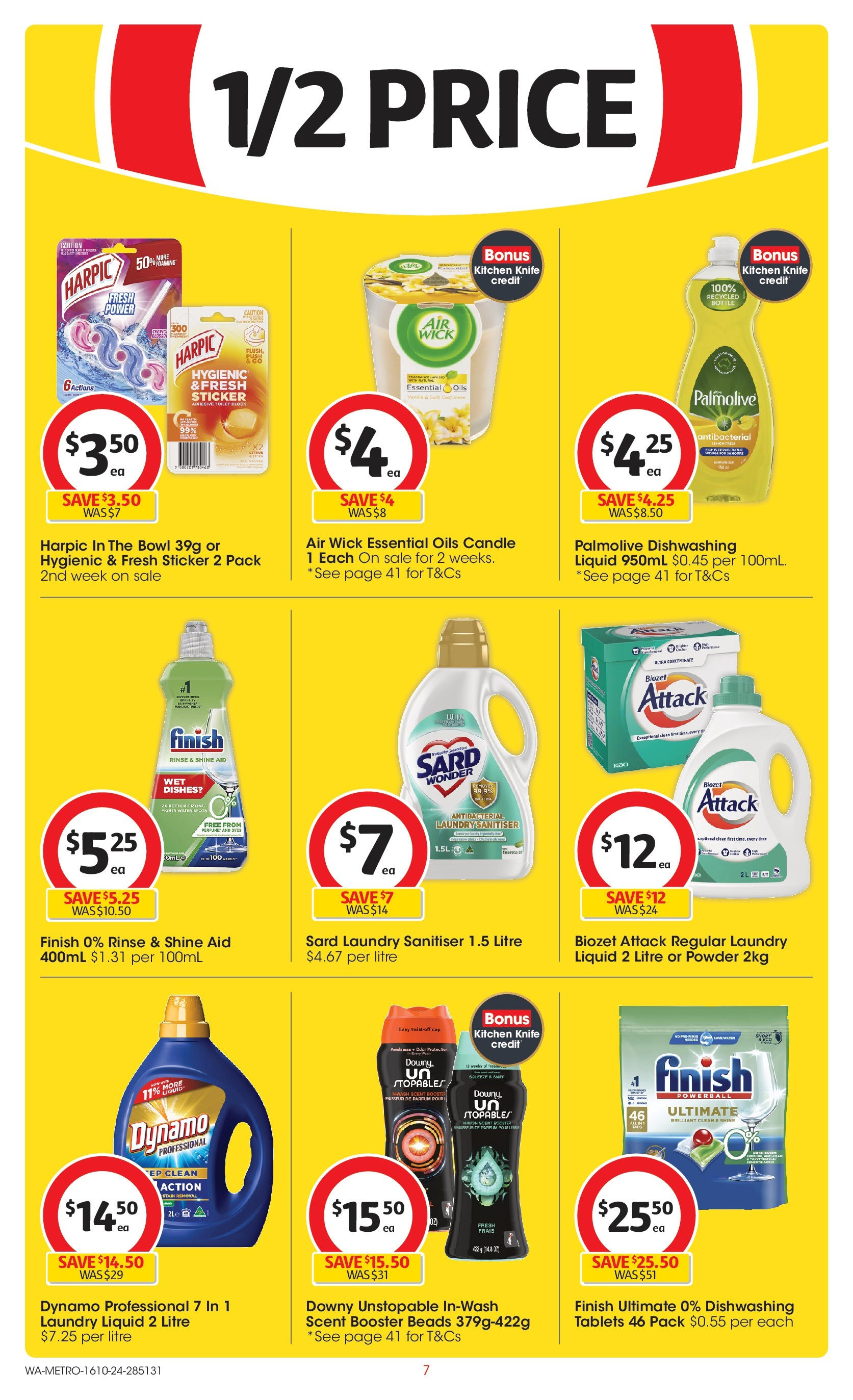 ﻿﻿Coles catalogue valid from 16/10/2024 > Online Australia | Page: 7 | Products: Toilet, Candle, Laundry, Tablets