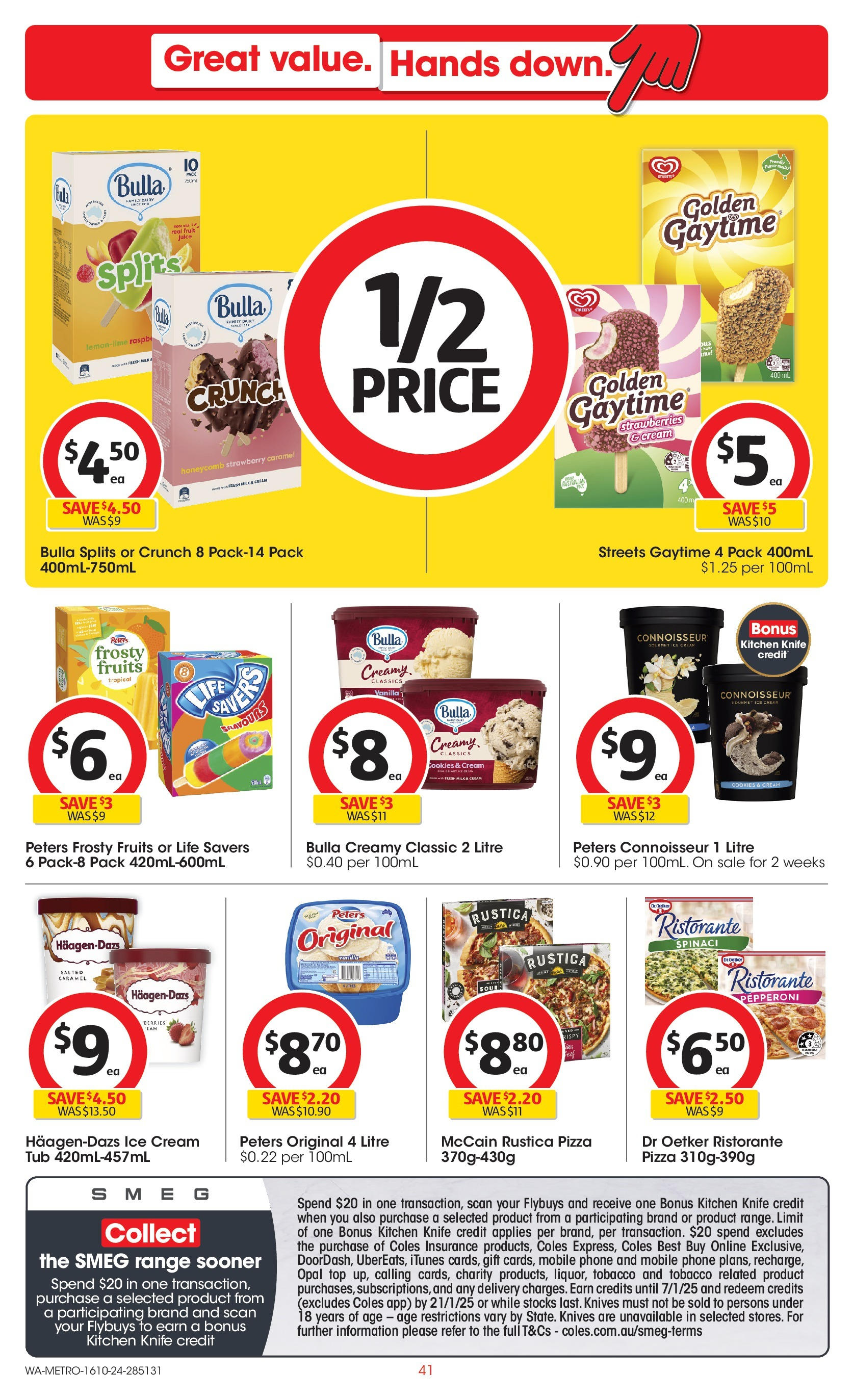 ﻿﻿Coles catalogue valid from 16/10/2024 > Online Australia | Page: 41 | Products: Juice, Opal, Ice cream, Mobile