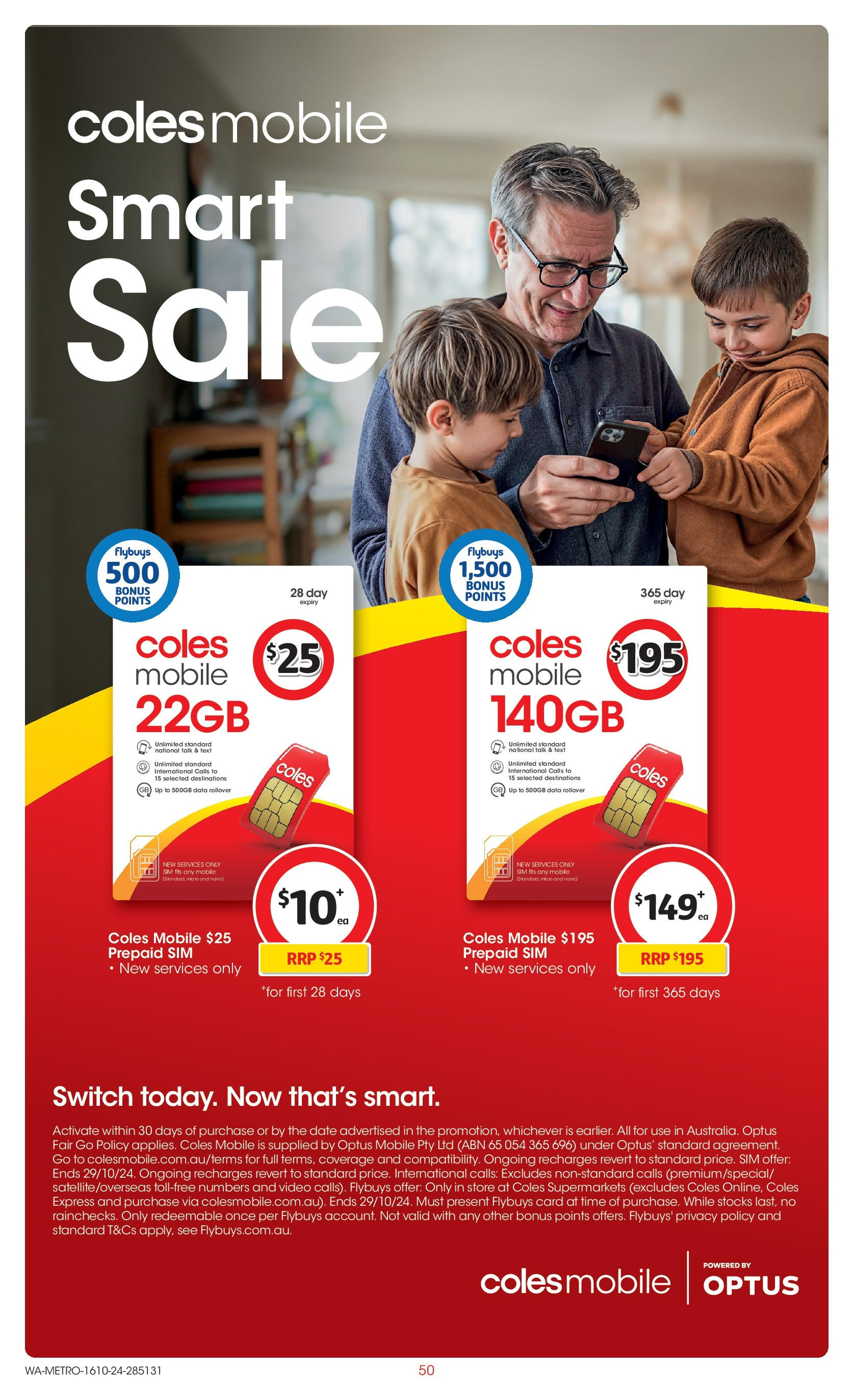 ﻿﻿Coles catalogue valid from 16/10/2024 > Online Australia | Page: 50 | Products: Date, Mobile