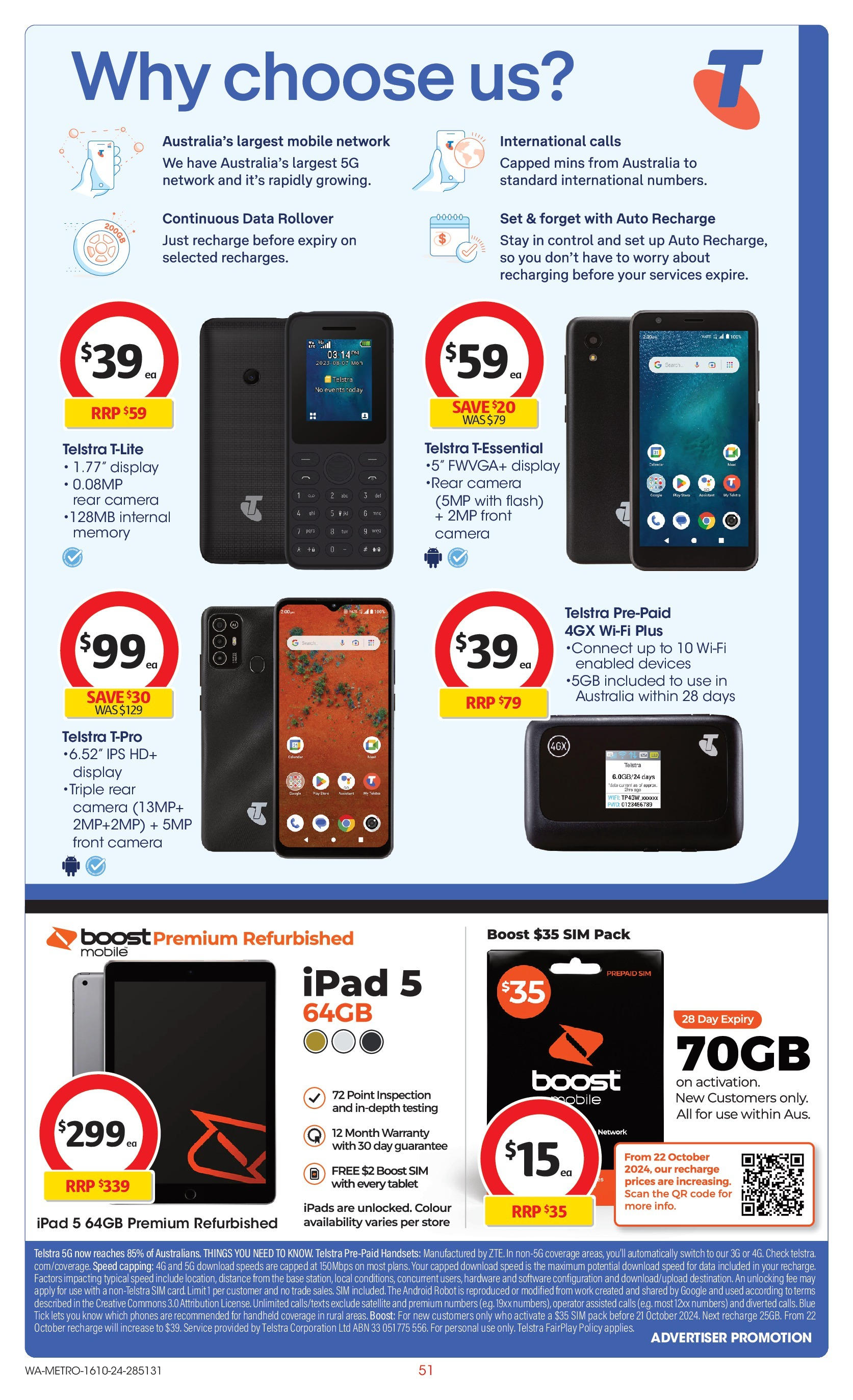 ﻿﻿Coles catalogue valid from 16/10/2024 > Online Australia | Page: 51 | Products: Camera, Satellite, Robot, Mobile