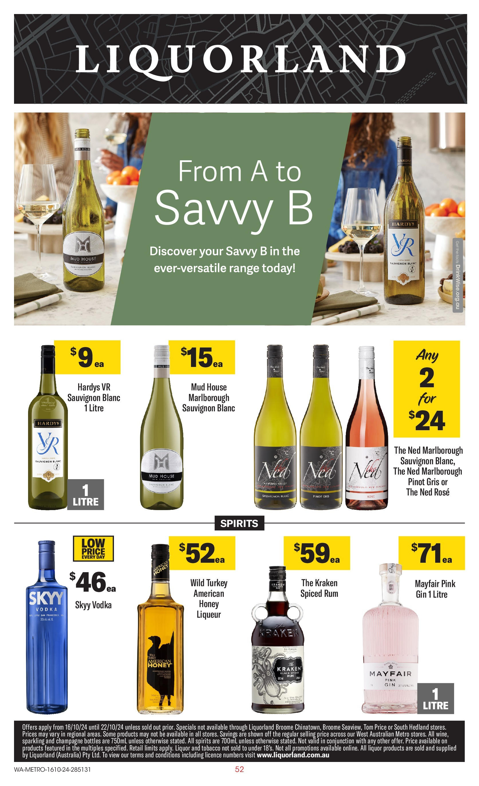 ﻿﻿Coles catalogue valid from 16/10/2024 > Online Australia | Page: 52 | Products: Honey, Gin, Rum, Turkey