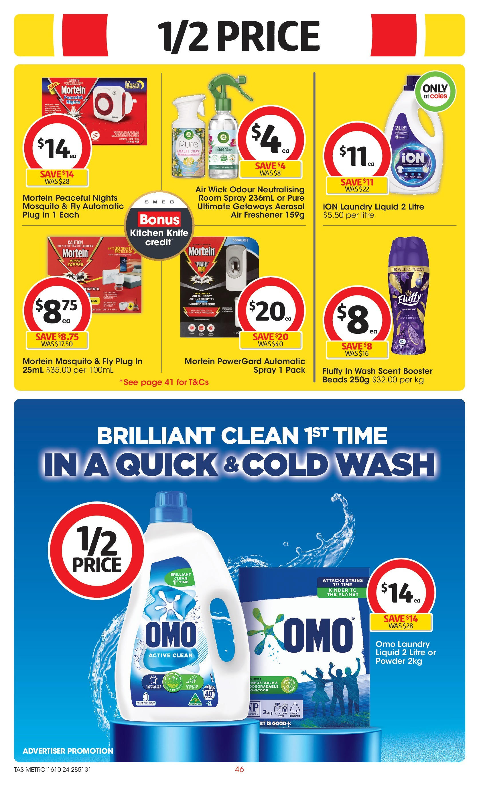 ﻿﻿Coles catalogue valid from 16/10/2024 > Online Australia | Page: 46 | Products: Powder, Laundry, Air freshener