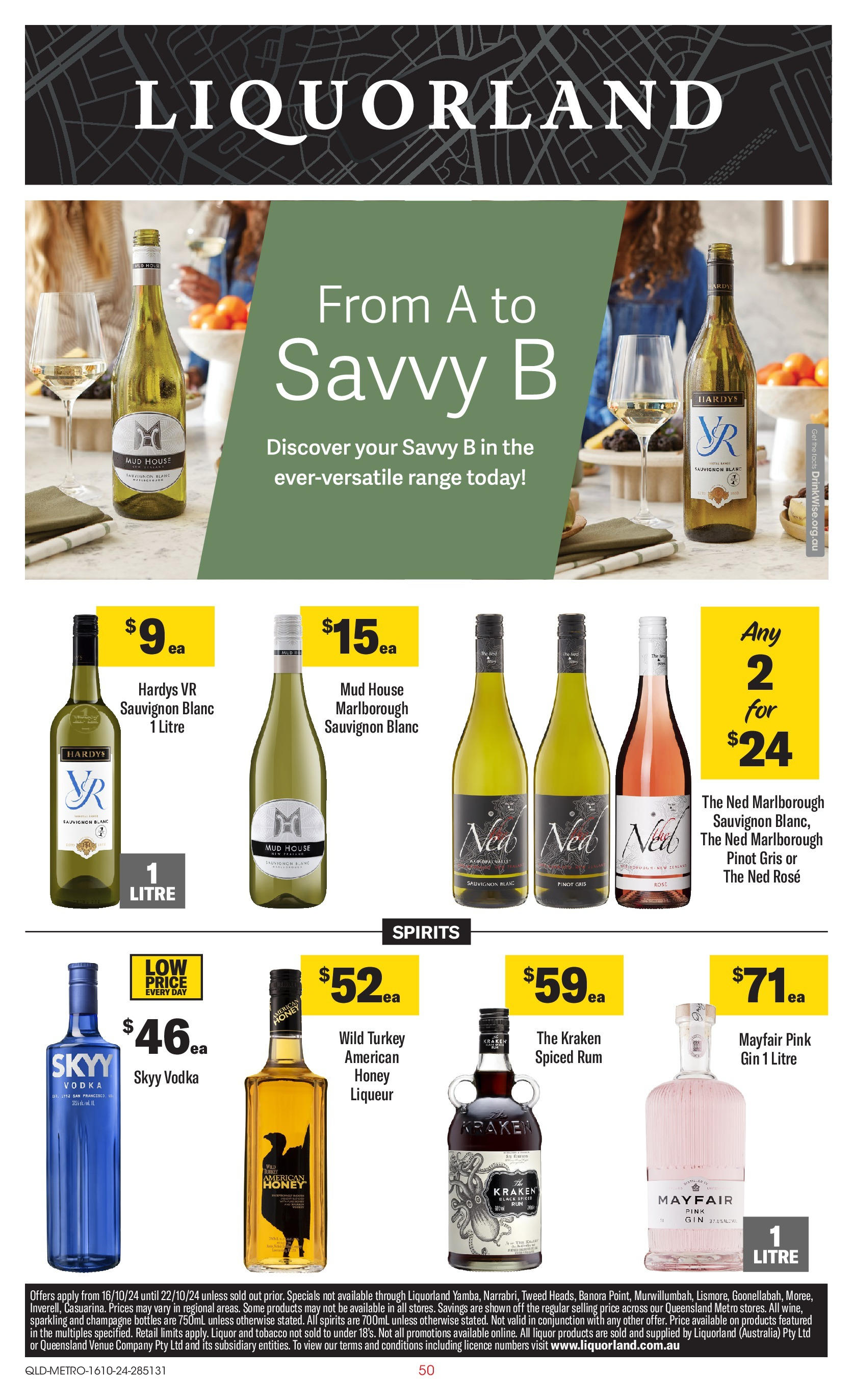 ﻿﻿Coles catalogue valid from 16/10/2024 > Online Australia | Page: 50 | Products: Honey, Gin, Rum, Turkey