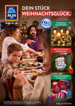 Aldi Süd Dein Stück Weihnachtsglück gültig ab dem 17.10.2024