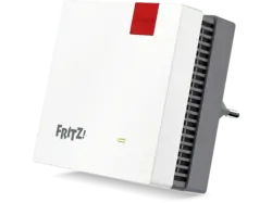 AVM FRITZ!Repeater 1200 AX, Wi-Fi 6, WLAN Mesh, Weiß/Rot; WLAN Repeater