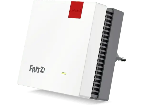 AVM FRITZ!Repeater 1200 AX, Wi-Fi 6, WLAN Mesh, Wei&szlig;/Rot; WLAN Repeater