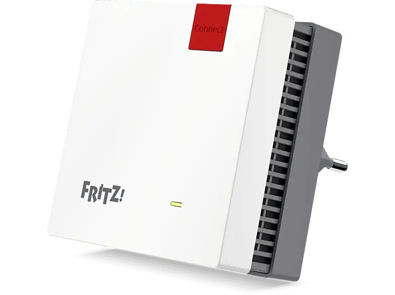 AVM FRITZ!Repeater 1200 AX, Wi-Fi 6, WLAN Mesh, Weiß/Rot; WLAN Repeater