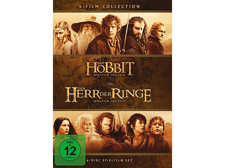 Mittelerde Edition: Der Hobbit Trilogie + Herr Ringe [DVD]