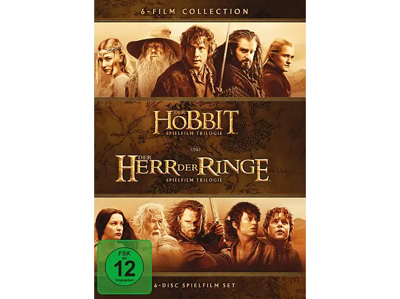 Mittelerde Edition: Der Hobbit Trilogie + Herr Ringe [DVD]