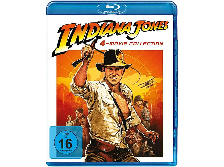 Indiana Jones 1-4 [Blu-ray]