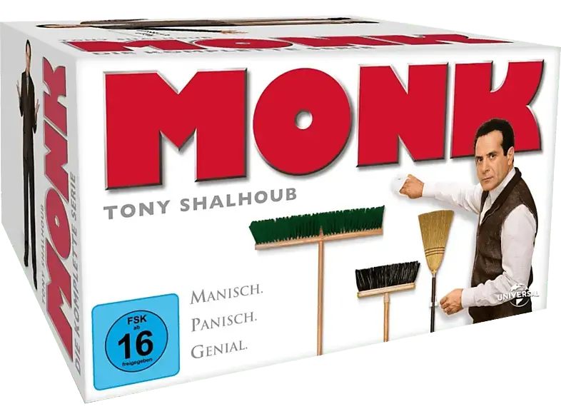 Monk - Staffel 1-8 (Komplette Serie) [DVD]