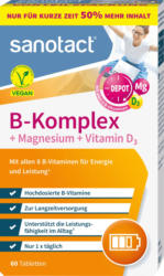 sanotact B-Komplex + Magnesium + Vitamin D3 Tabletten 60 St