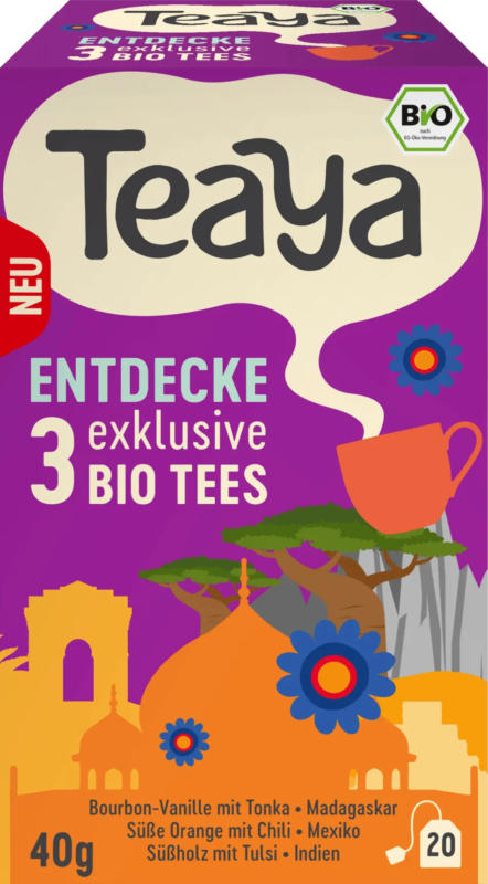 Teaya Tee Entdeckerbox 3 Sorten (20 Beutel)