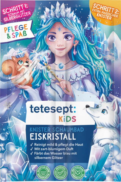 tetesept Kinder Badespaß Badezusatz Badespaß Eiskristall