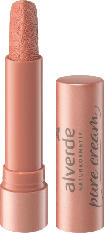 alverde NATURKOSMETIK Lippenstift Pure Cream 25 Peachy Kiss