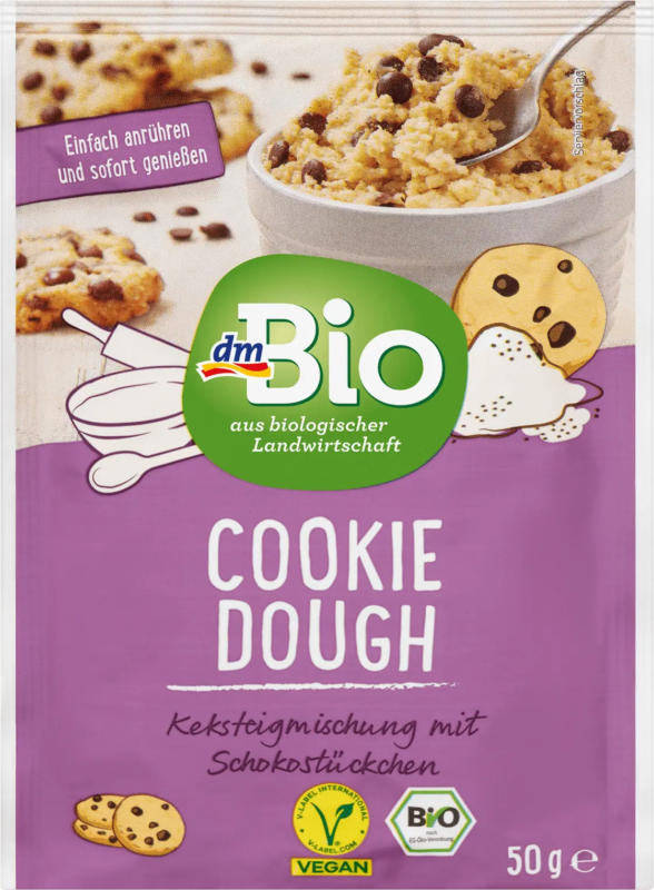 dmBio Keksteigmischung Cookie Dough, vegan