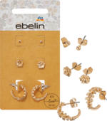 dm-drogerie markt ebelin Ohrstecker Blumen & Blätter, Gold-Optik - bis 15.01.2025