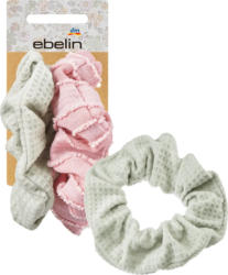 ebelin Scrunchies mit Struktur rosa, mint