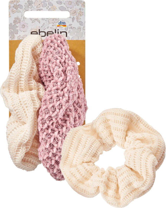 ebelin Scrunchies creme, altrosa