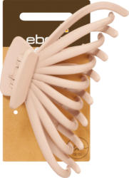 ebelin Haarklammer Rubber-Finish beige