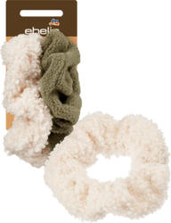 ebelin Scrunchies Teddy creme, khaki