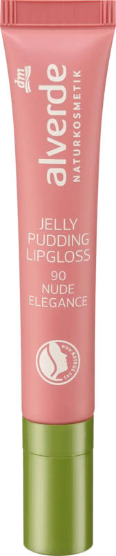 alverde NATURKOSMETIK Lipgloss Jelly Pudding 90 Nude Elegance