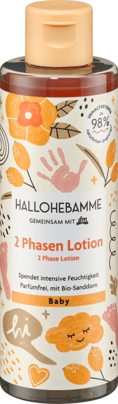 HALLOHEBAMME Baby Lotion 2 Phasen