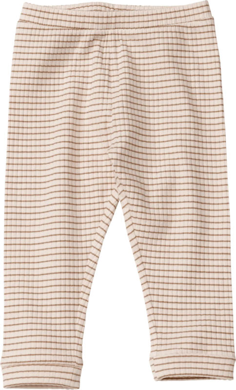 ALANA Leggings mit Ripp-Struktur & Ringeln, beige, Gr. 80